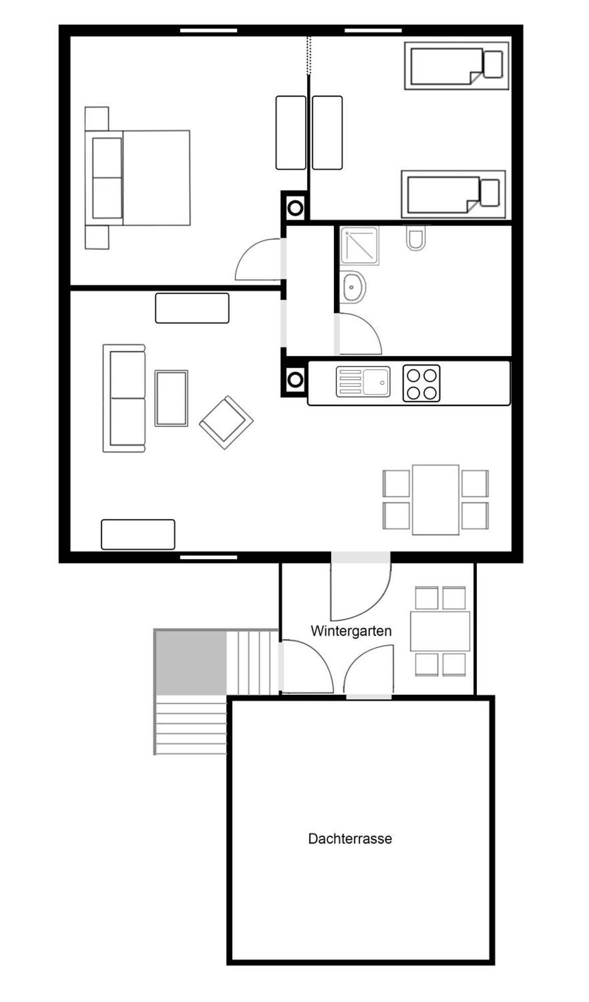 Wohnung Mit Wintergarten Wittmund Dış mekan fotoğraf